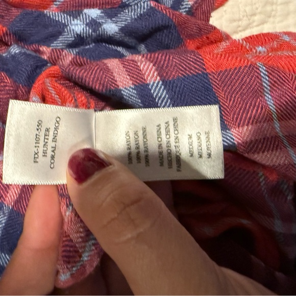 Rails Hunter Coral Indigo Flanel Button Down Size: Medium - Picture 7 of 7